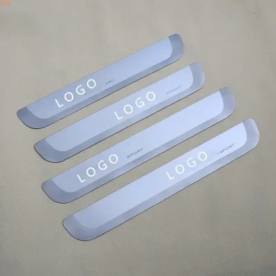 

For Peugeot 408 2014-2019 stainless steel ultra-thin threshold guard plate Welcome pedal anti-scratch protection car accessories