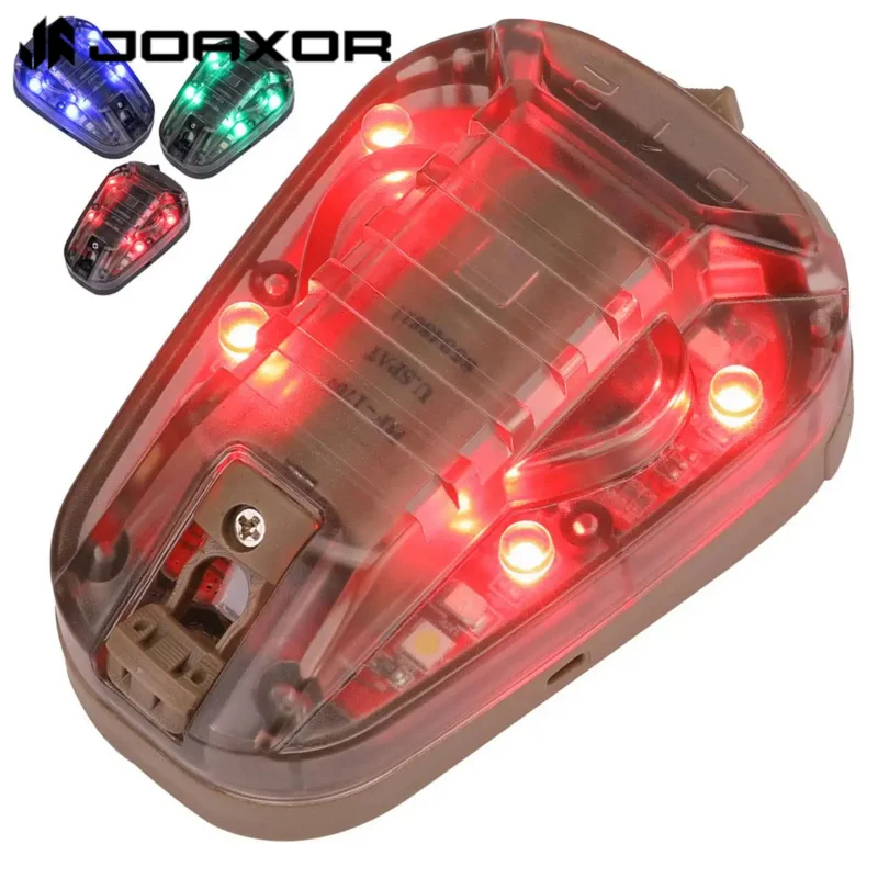 JOAXOR-Casco táctico de supervivencia, Beacon, estroboscópico, LED, identificación de compañero de equipo, luz, accesorios para casco