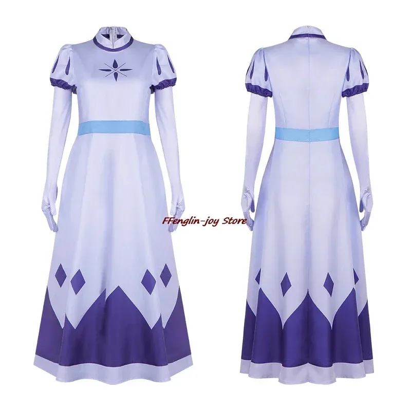 

NewHazbin Emily Hotel Cosplay Costume Wig Seraphim Angel Halo Wing Women Fancy Dress Outfit Halloween Uniform Hasbin Hazubin Sui