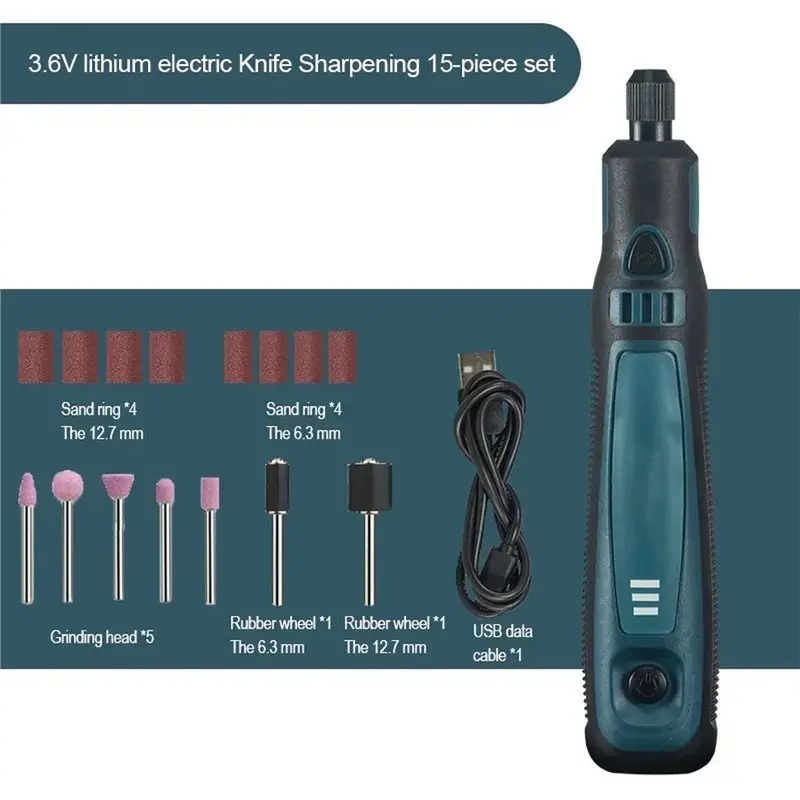 KYCOR-Mini Engraver Pen Rechargeable Battery Woodworking Engraving 3 Speed Mini Engraver Pen