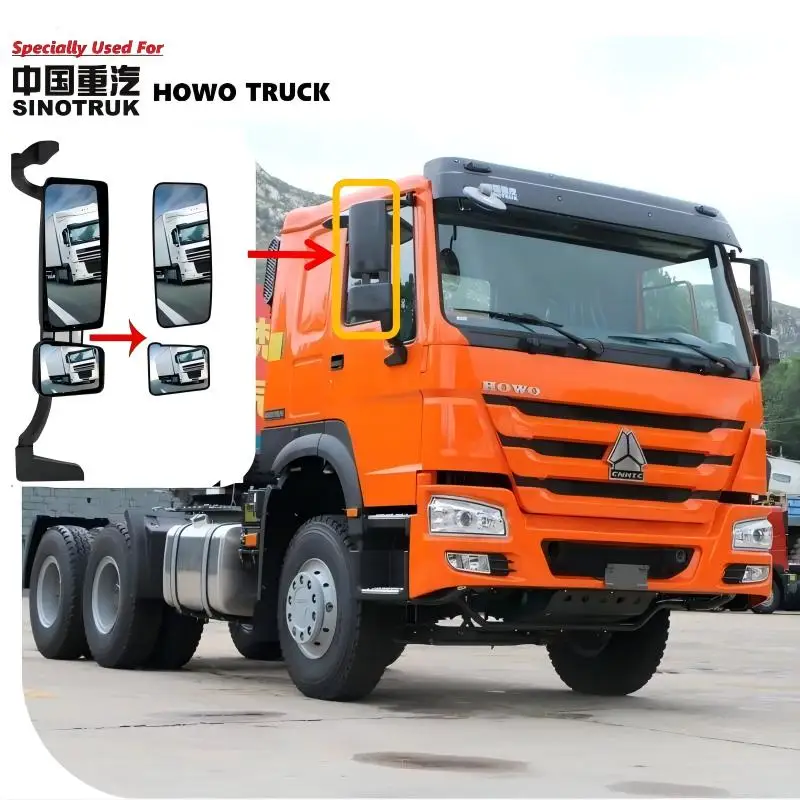 

SINOTRUK HOWO Truck Original Quality Reverse mirror Lens (Right Side) AZ1642771002 Heating Lens for HOWO Parts