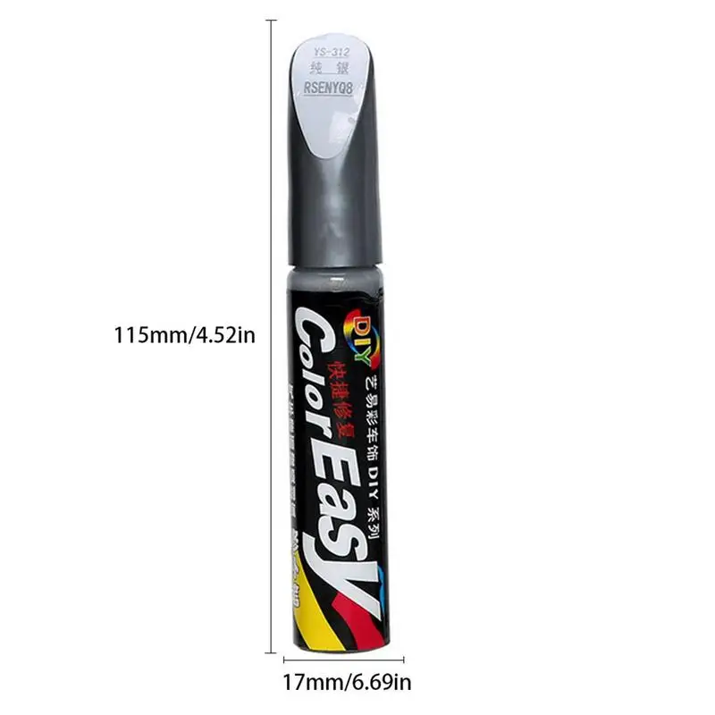 Car Paint Scratches Repair Pen Brush Waterproof Paint Marker Pen Car Tyre Tread Care Automotive Maintain Black White Red Silver