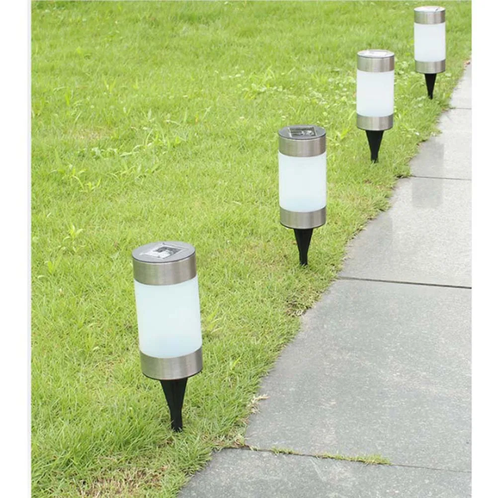 Solar Lawn Light Durable Weather Resistant IP65 Easy Install Garden Path Lighting L scape Solar LED Lights St Park Stick