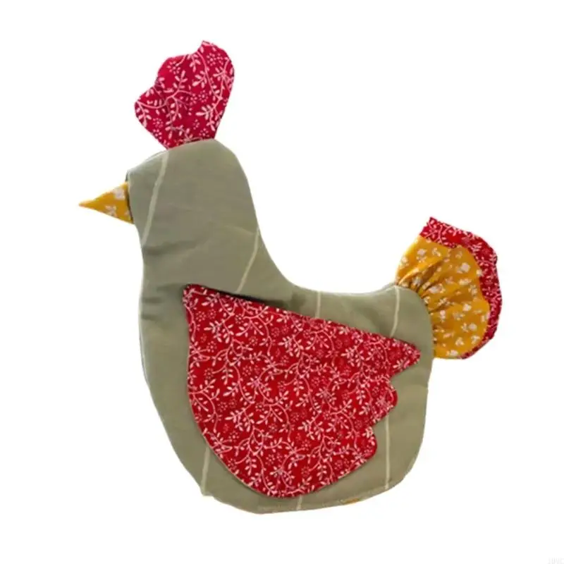 Kitchen Accessories Heatproof Glove And Mat Modern Chicken Shaped Pot Holder For Kitchen Baking Needs J0MC