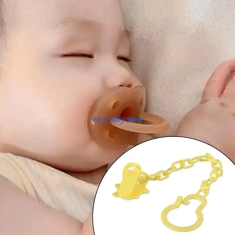 

Q1FE 1pc Baby Infant kids Dummy Pacifier Soother Chain Clips Holder Toddler Toy