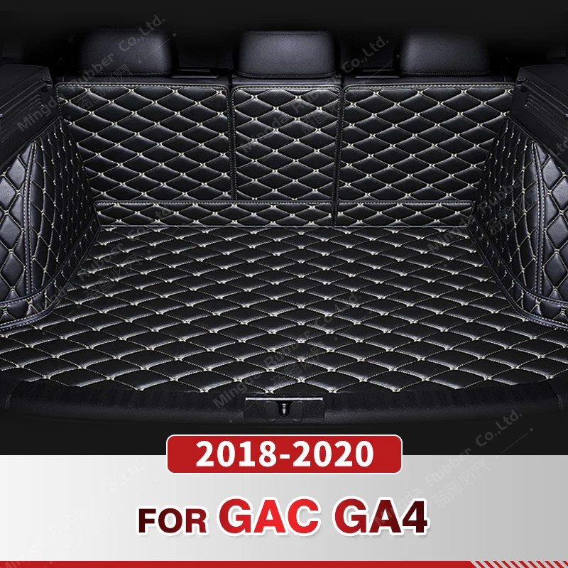 

Auto Full Coverage Trunk Mat For GAC Trumpchi GA4 2018-2020 19 Car Boot Cover Pad Interior Protector Accessories