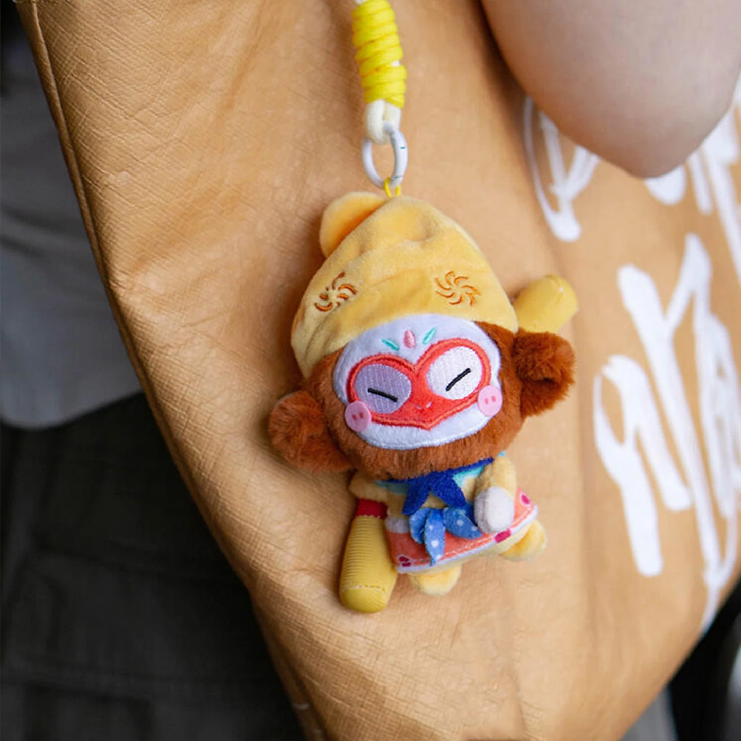 Hot Monkey King Sun Wukong Pluche Sleutelhangers Culturele Creatieve Hangers Pop Rugzak Ornament Gift Nepbont Knuffeldier