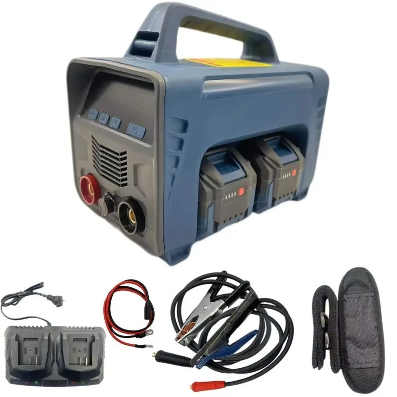 60A DC MMA MIG ARC Stick Welding Machine, Portable Wireless Battery-Powered, LED Display
