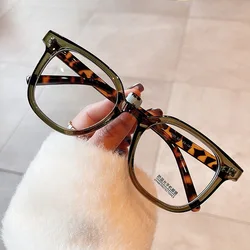 Cubojue 152mm Oversized Myopia Glasses -150 175 200 250 Eyeglasses Frame Men Women Transparent Female Optical Spectacles