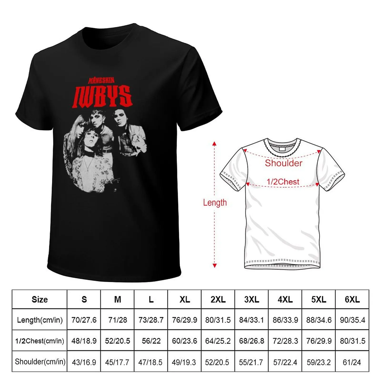 IWBYS MANESKIN T-Shirt graphic tee shirt cheap stuff graphic tees for men