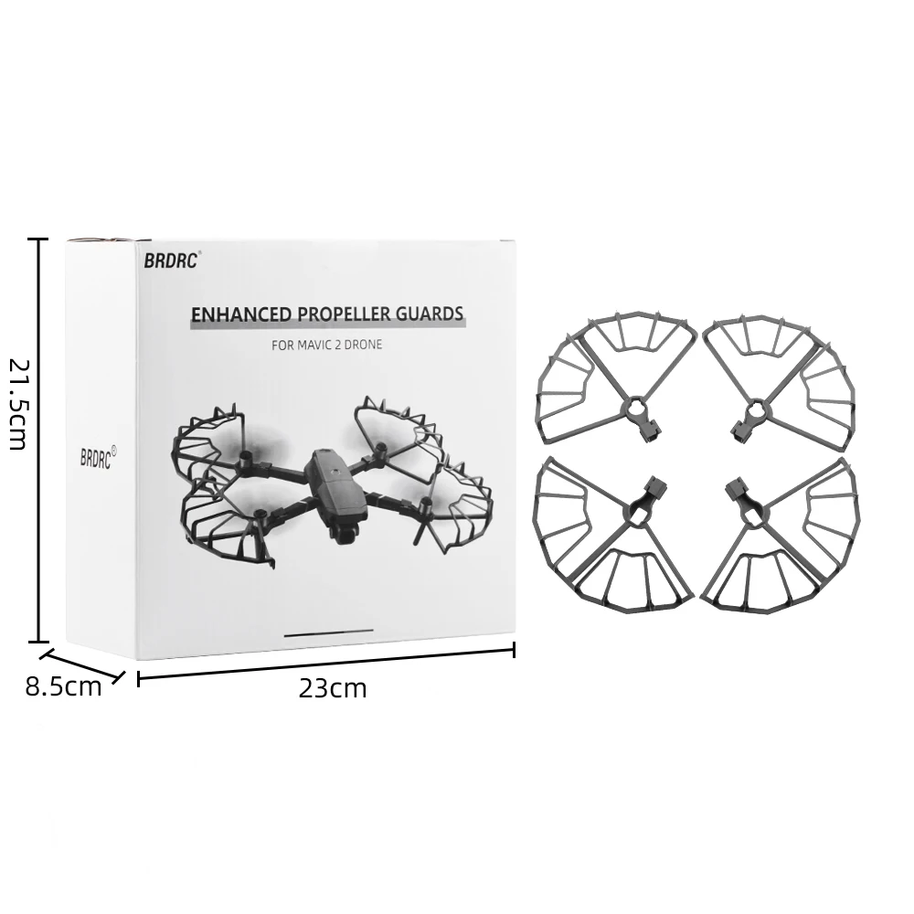 Fully Enclosed Propeller Protector for DJI Mavic 2 Pro/Zoom Drone Propeller Guard Props Wing Fan Cover for Mavic 2 Accessory