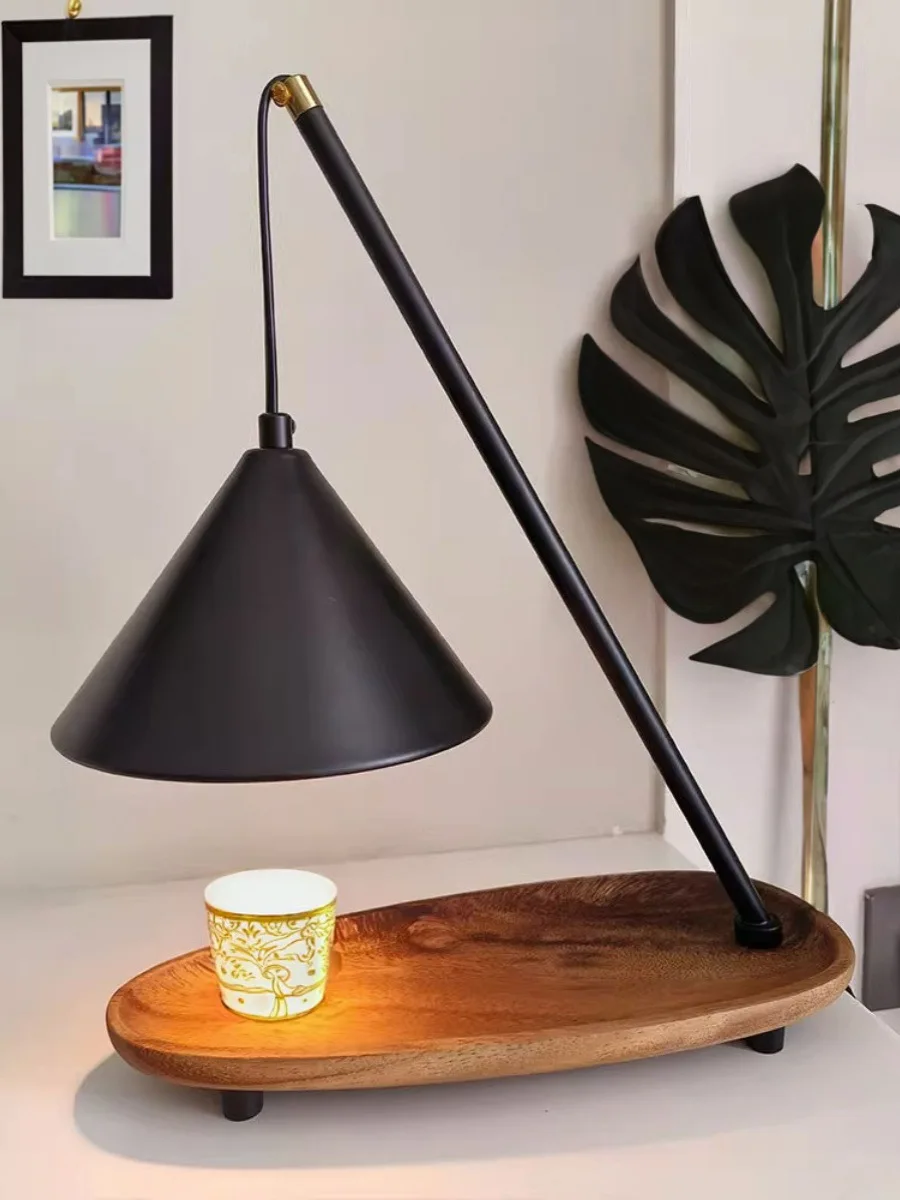 Semplice lampada a cera fusa Design europeo scaldacera lampada a candela fusa lampada da tavolo camera da letto aromaterapia portacandele decorazione