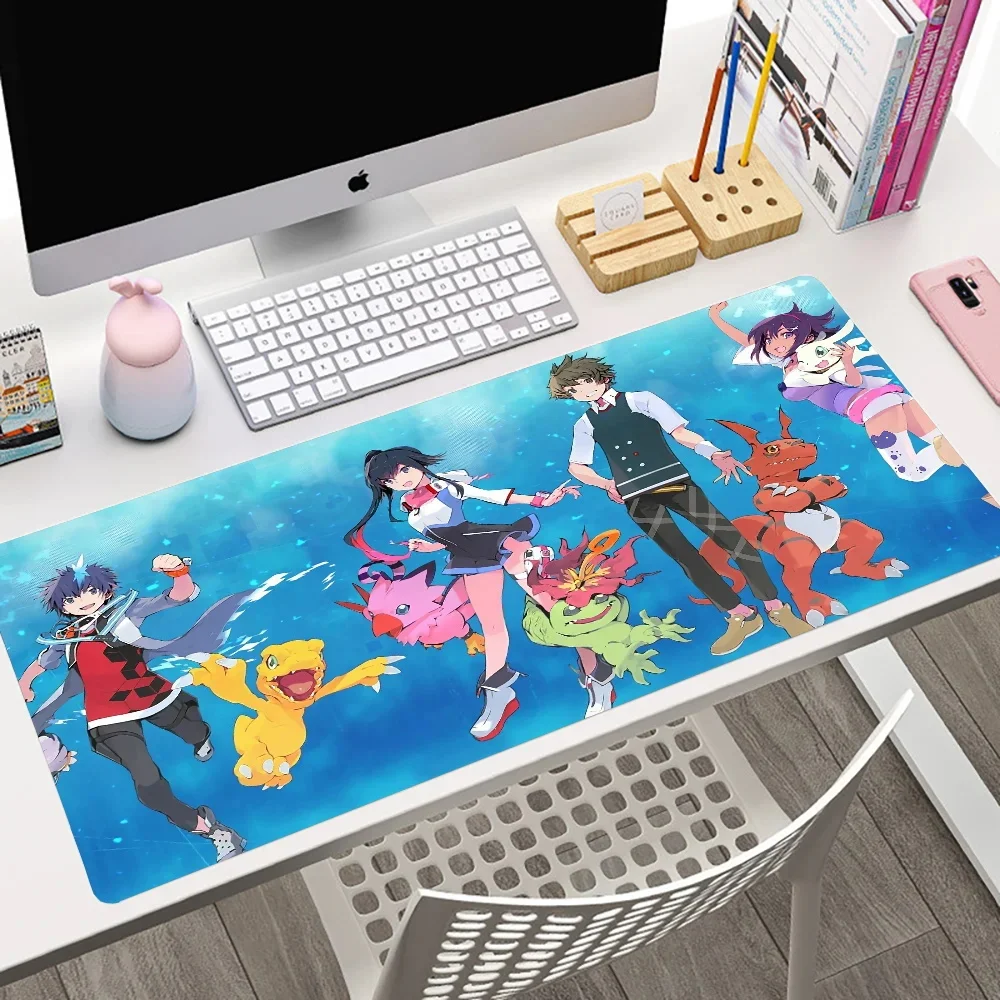 

Big Desk Pad Office Accessories Extended Large Mause Digimon Adventure Anime Mouse Pads Gaming Mat Lock Edge Keyboard Table Mats