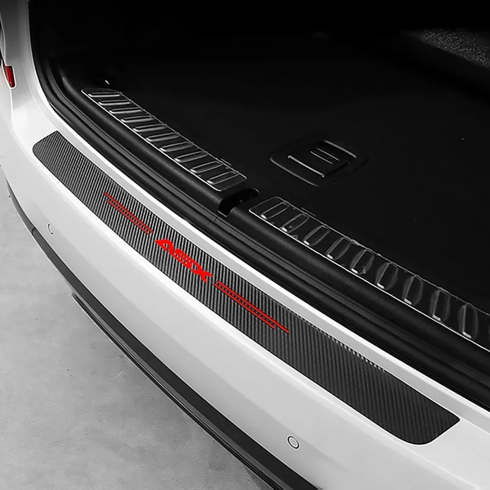 Car Door Threshold Stickers Carbon Fiber Protective Strip for Mitsubishi ASX 2024 Auto Sill Anti Scratch Dirty Tape Film