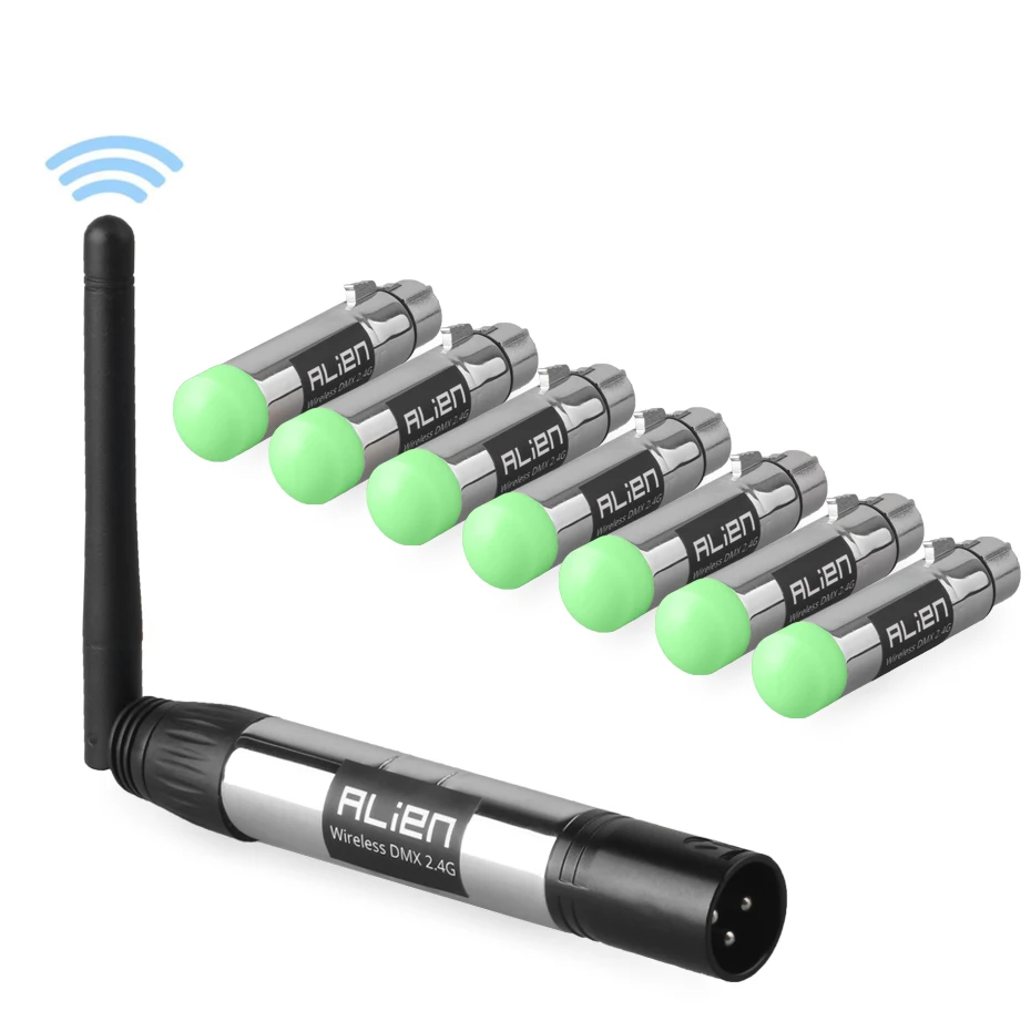 ALIEN DMX512 Dfi Controller 2.4G Draadloze Zender Ontvanger Voor Disco DJ Party Bar Stage Par Moving Head Beam Laser Verlichting