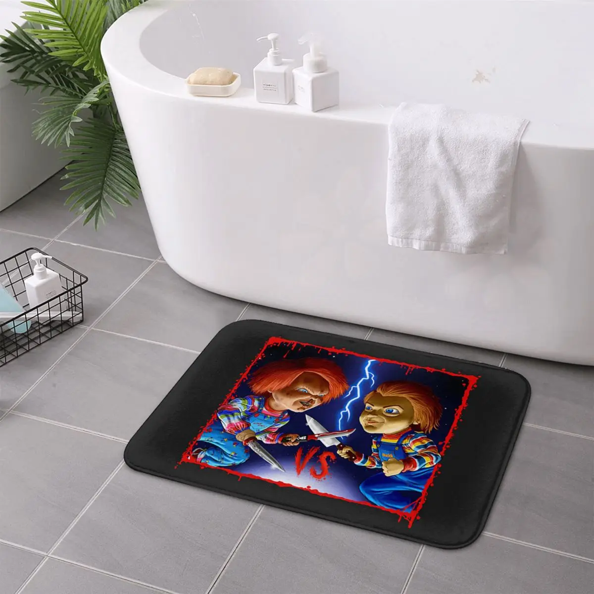 Chucky VS Buddi Anti-slip Doormat Floor Mat Cushion Carpet Rug for Kitchen Entrance Home Bedroom Footpad Mats