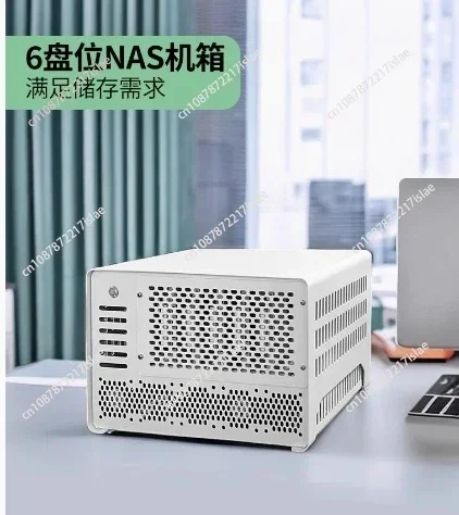 Mini Computer Black Case, Small Home Hard Disk 10 Bay Server ITX Full Height PCIE