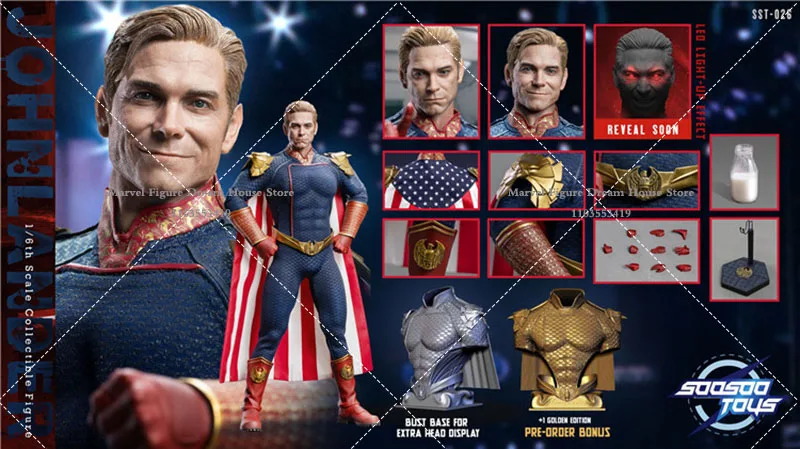 Soosootoys-figura de acción coleccionable de The Boys, The Homelander, Antony Starr, SST026, escala 1/6, 12 