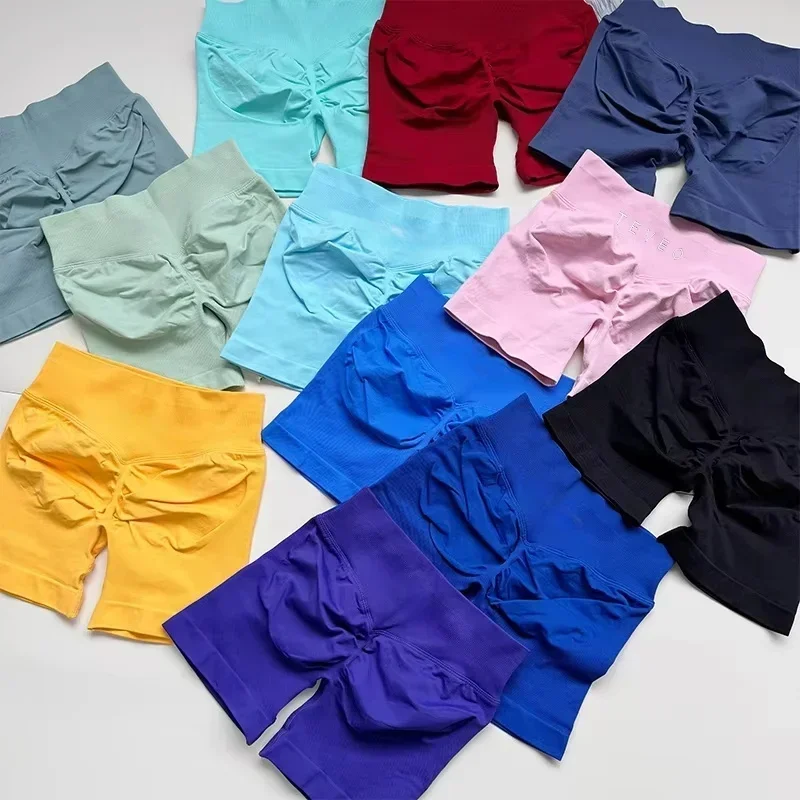 

Gym Pant Womens Yoga Pants Sport Fitness Peach Hip Short Lifting Buttocks Tight Fitting Three Quarter Pant Summer Gym Set Women