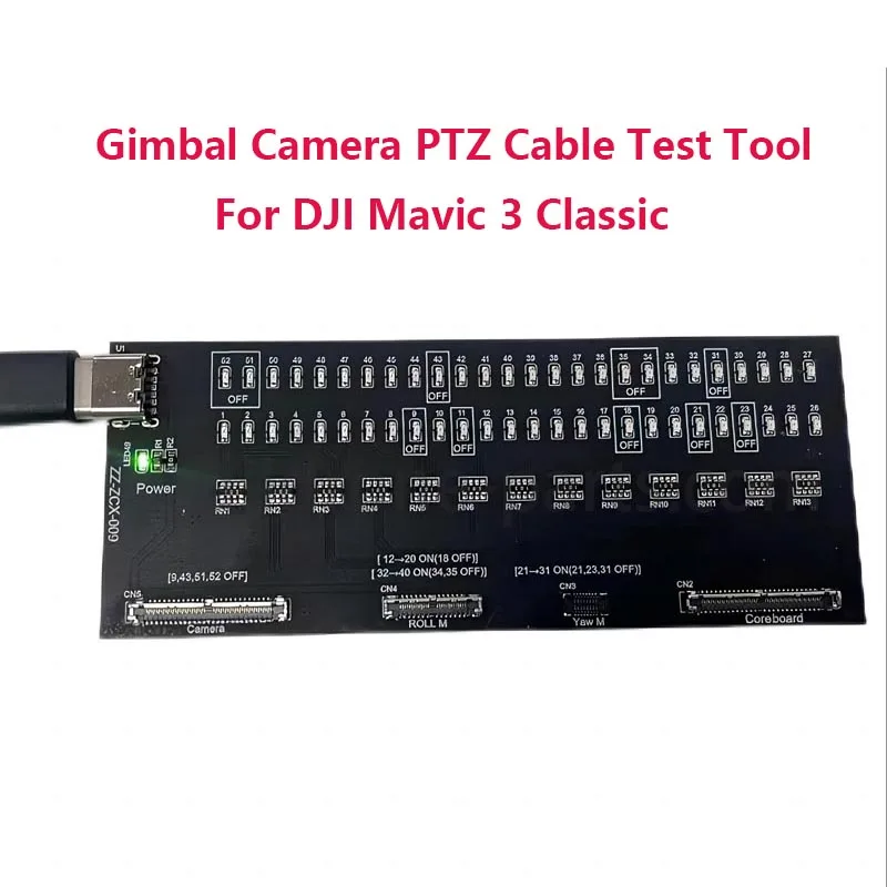 Gimbal Sinyal Kablosu Test Kurulu DJI Mavic 3/3 Cine/3 Pro/3 Klasik Kamera Koaksiyel Sinyal İletimi Flex hat teli Araçları