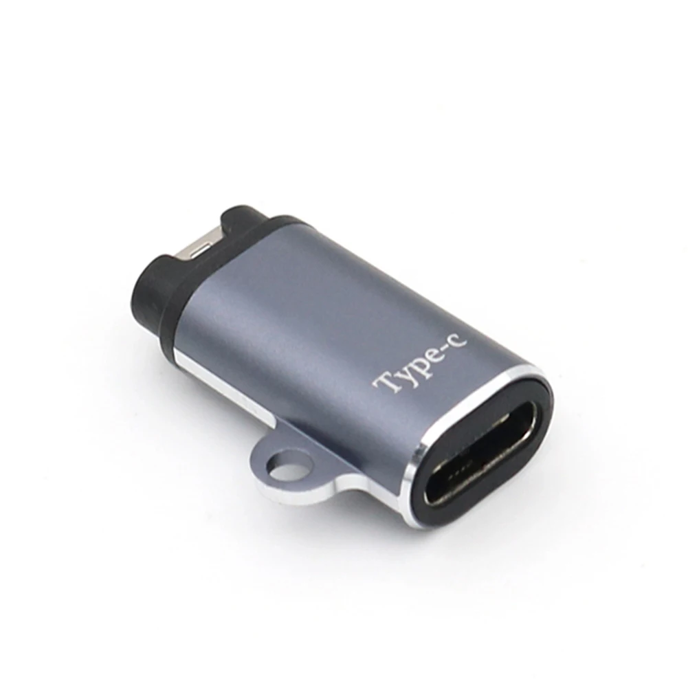 Tragbarer Ladegerät-Adapter mit Lanyard-Loch Typ C/8 Pin/Micro-USB-Ladekonverter Ersatzteile für Garmin Fenix 5/5S /5X