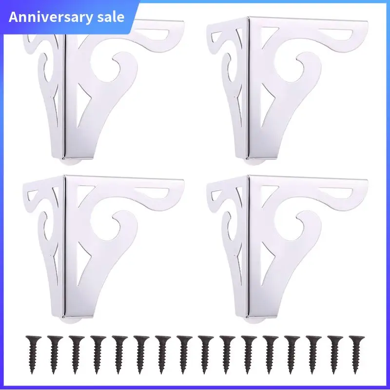 

LUCK-Hollow Out Modern Furniture Sofa Legs Metal For Sofa Table Cabinet Cupboard Set Of 4 (10CM)