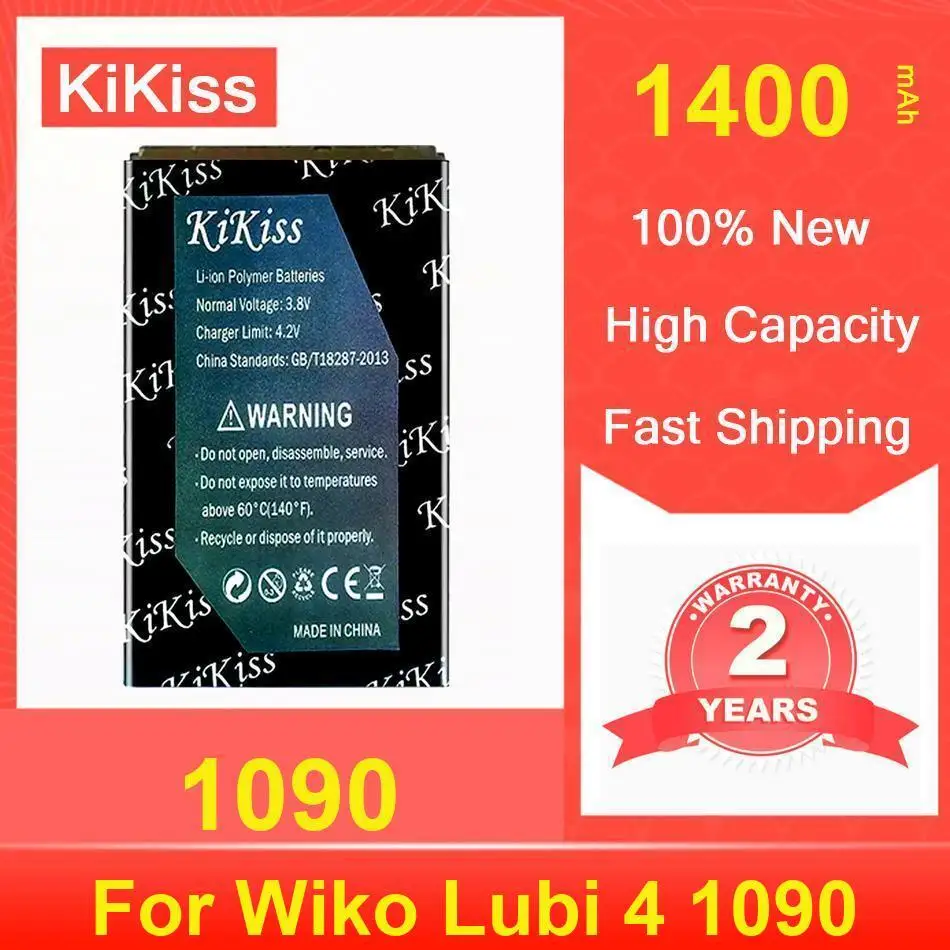 

Kikiss Battery 1400Mah 1090 For Wiko Lubi 4