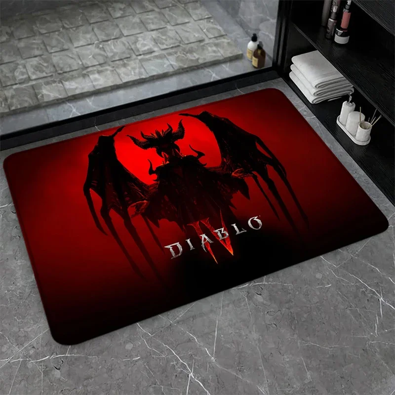 

Door Mat Diablo 4 Kitchen Carpet Living Room Rug Carpets Bath Mats Custom Home Entrance Doormat Rugs Foot Prayer Bathroom Floor