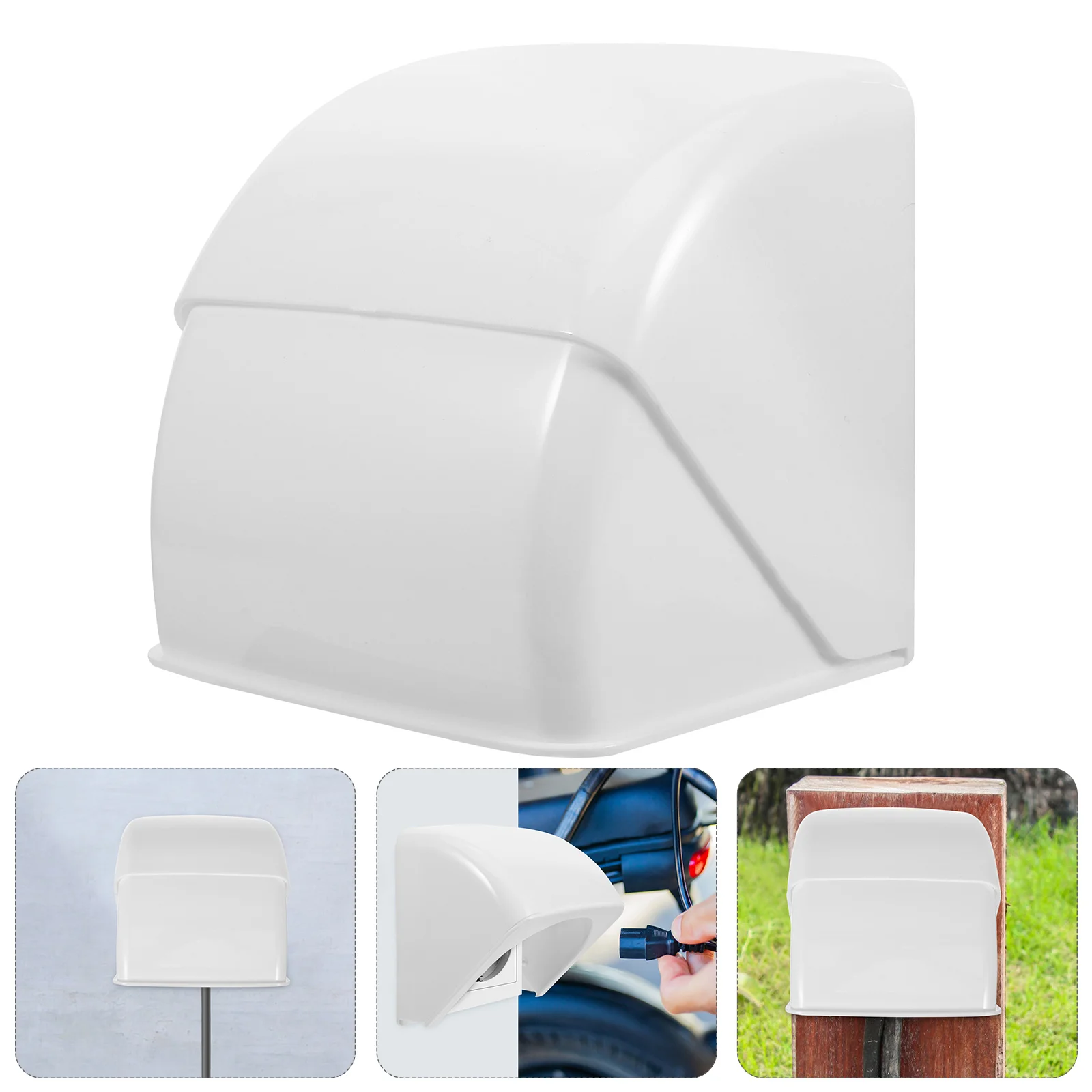 Socket Waterproof Box Outlet Covers Plug Protector Plastic for Home Improvement