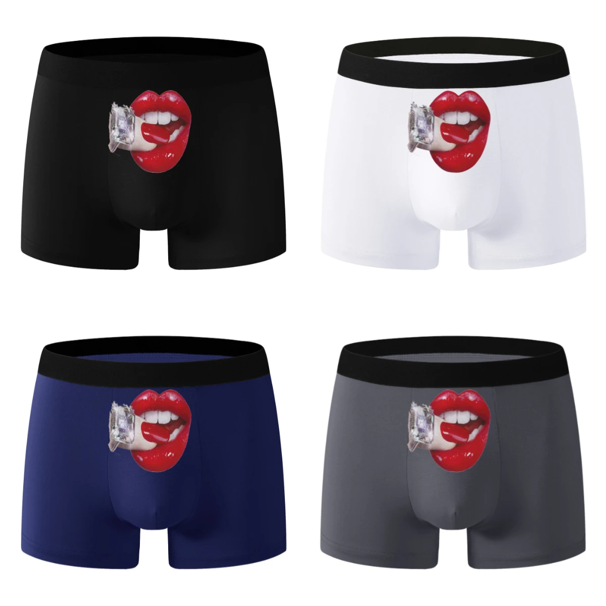 

The new close-fitting printed four-corner shorts are essential underwear for men in 2025, comfortable and of high quality