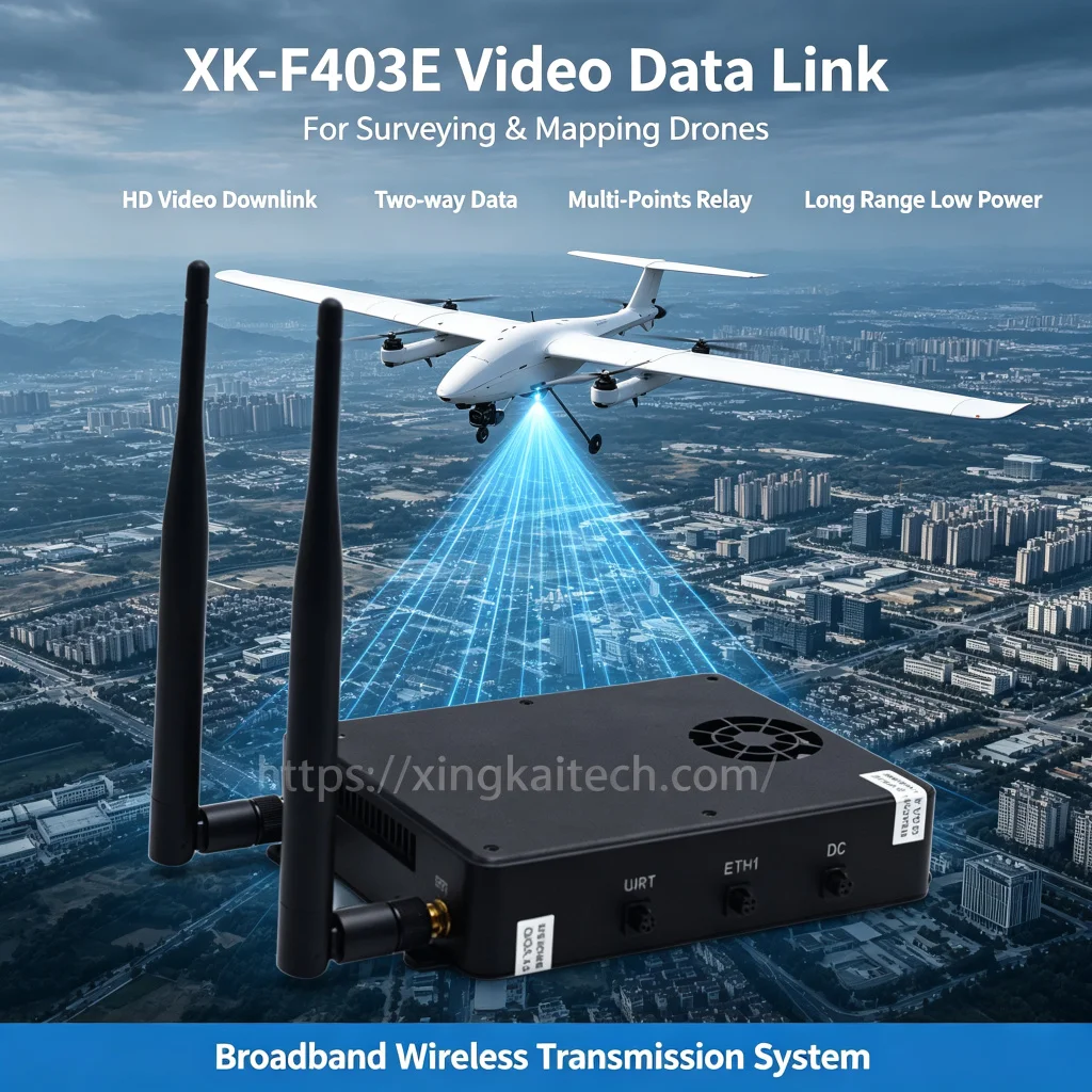 High Performance UAV Video Transmission System 1.4Ghz Long Range SDR Airborne for UAV Real Time Aerial Monitoring and Security