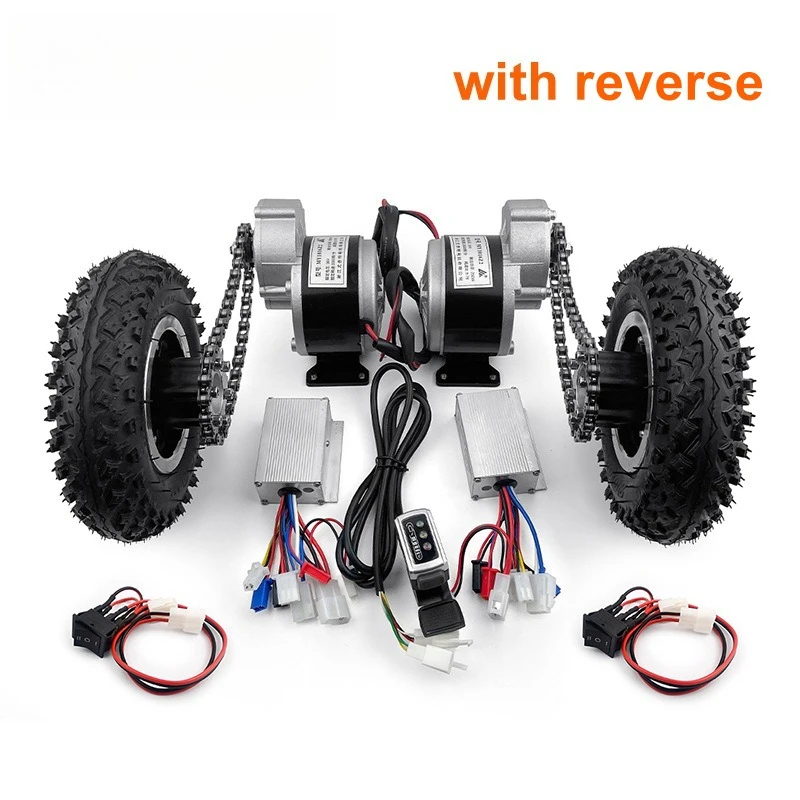 500W Dual Drive Electric Trolley Conversion Kit Easy with 200kg 8 Wheel Electric Trolley