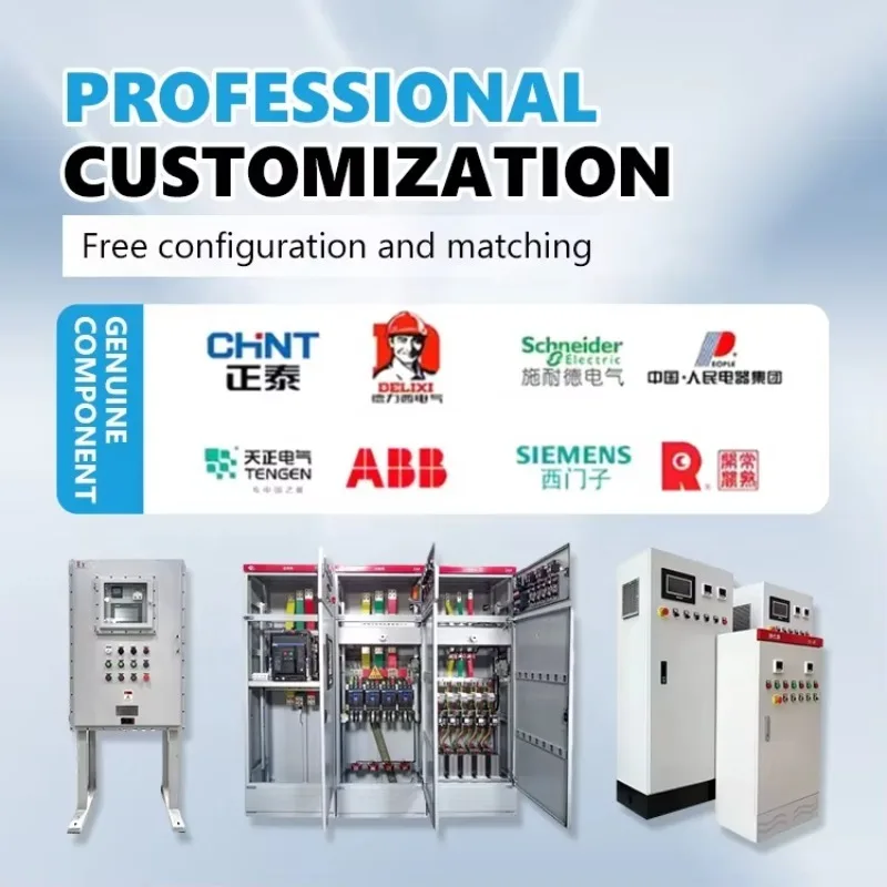 Set completo personalizzato Schede da pannello a bassa tensione Scatola da pannello elettrico Scatola di distribuzione 380v Centralino elettrico