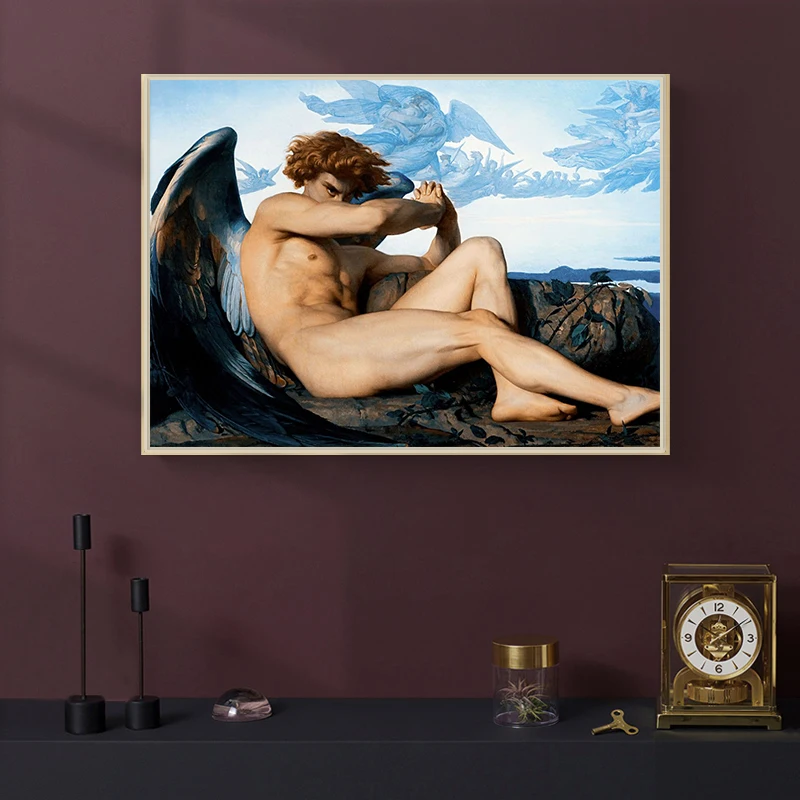 Fallen Angel by Alexandre Cabanel: The Power of Eyes in Religious Art and Why This Poster Belongs on Your Wall
