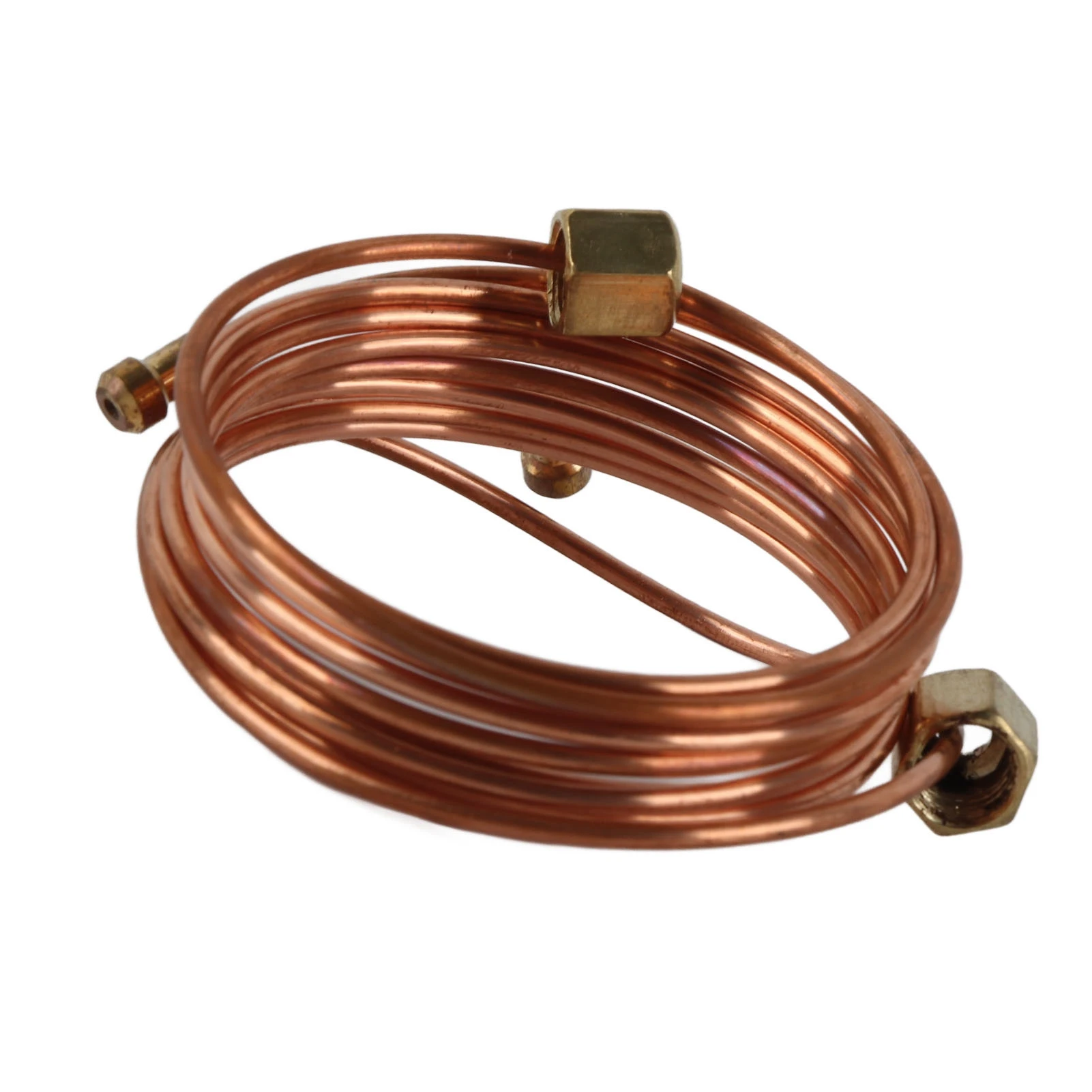 RV 72” Inch Copper Wire Tubing, Mechanical Oil Pressure Gauge Tubing Kit 72in Copper Tubing Installation Kit with Fitting