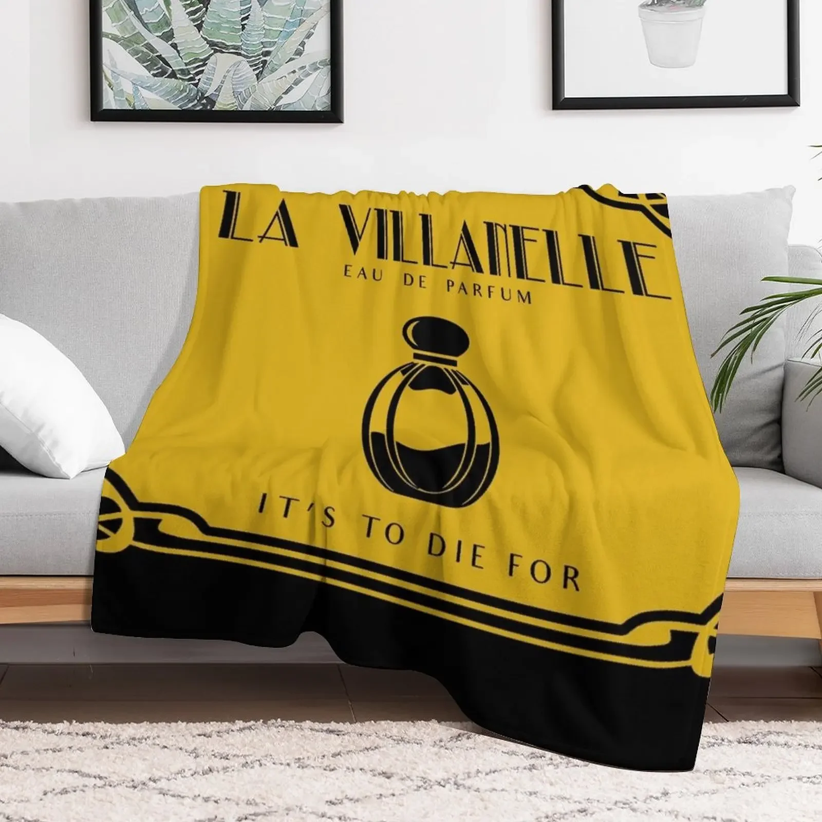 LA VILLANELLE Throw Blanket Decorative Soft Throw Blanket for Couch Sofa