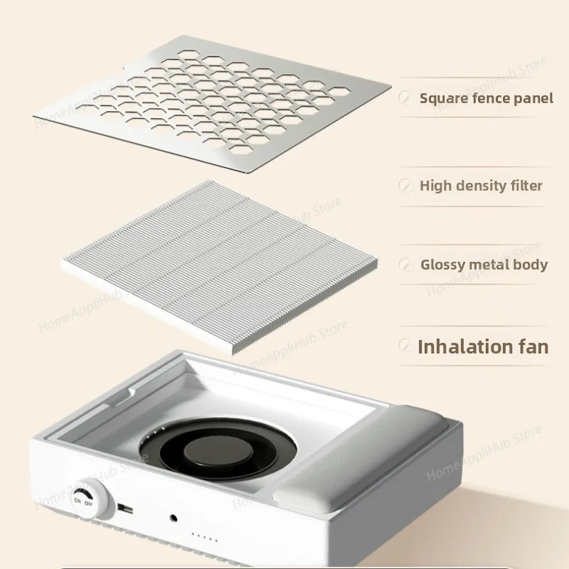 Nail Vacuum Cleaner Ultra-Quiet Vacuum Cleaner Reusable Filter and Powerful Nail Art Vacuum Cleaner Low Noise Nail Art Tools /