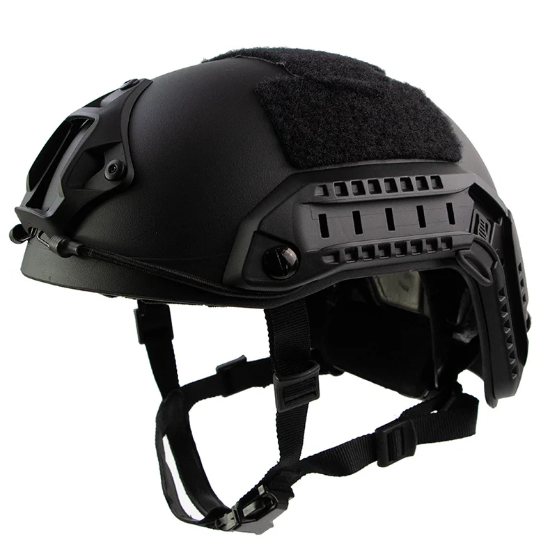 Casco tattico veloce leggero certificato CE ABS antideflagrante manopola regolabile sospensione Airsoft MH casco