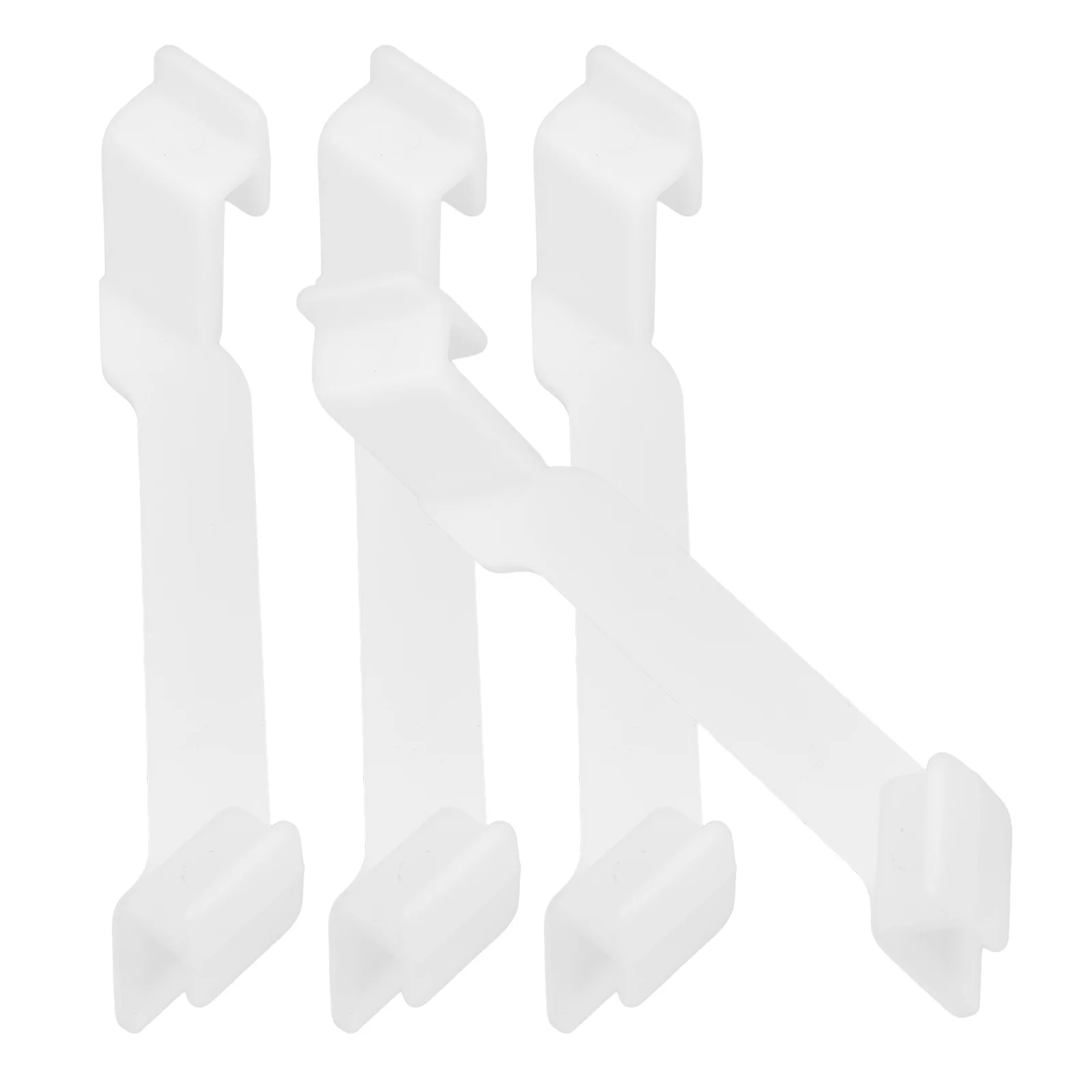 

4Pcs Cube Storage Bin Clips Efficient Space Secure Stacking Support for Closets Garages Cube Storage Bin Clips