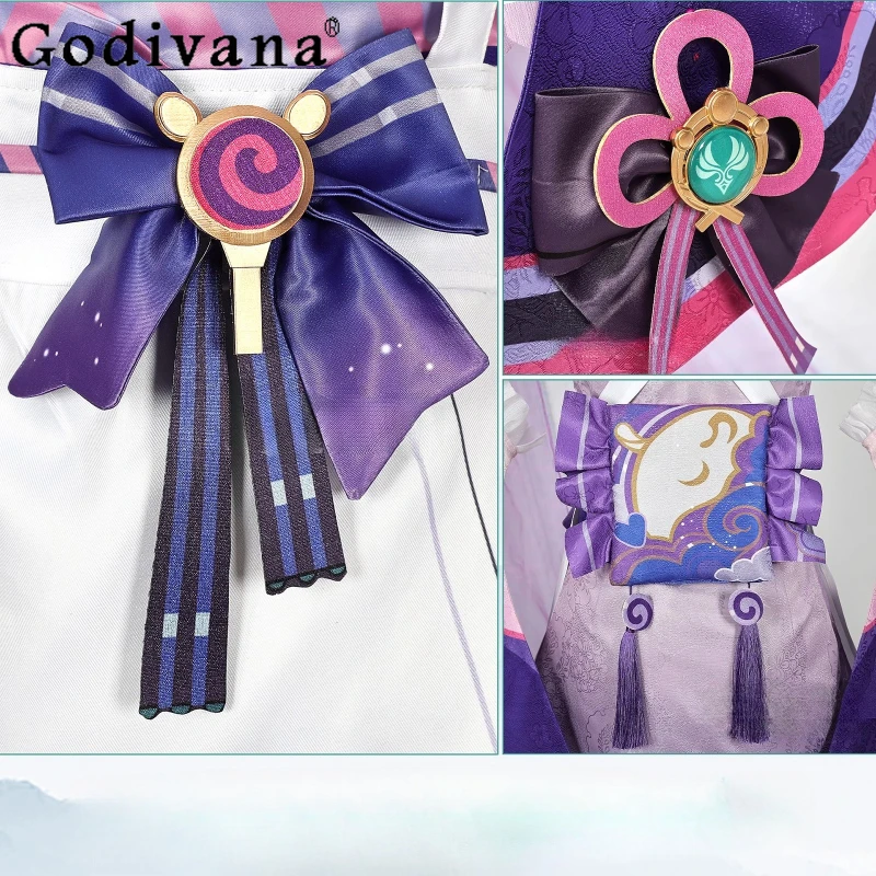 Mulheres halloween encantador sonhos jogo cos roupas feminino jogo cosplay conjunto completo uniformes trajes meninas ternos