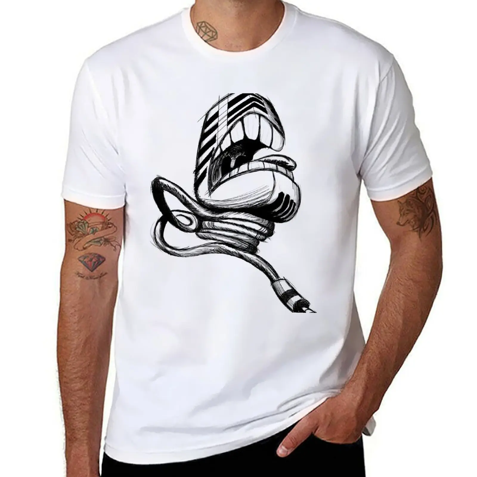 

pack t men cotton for Mcfly man 100% shirts t for microphone shirts T-Shirt casual shirt cotton t men man