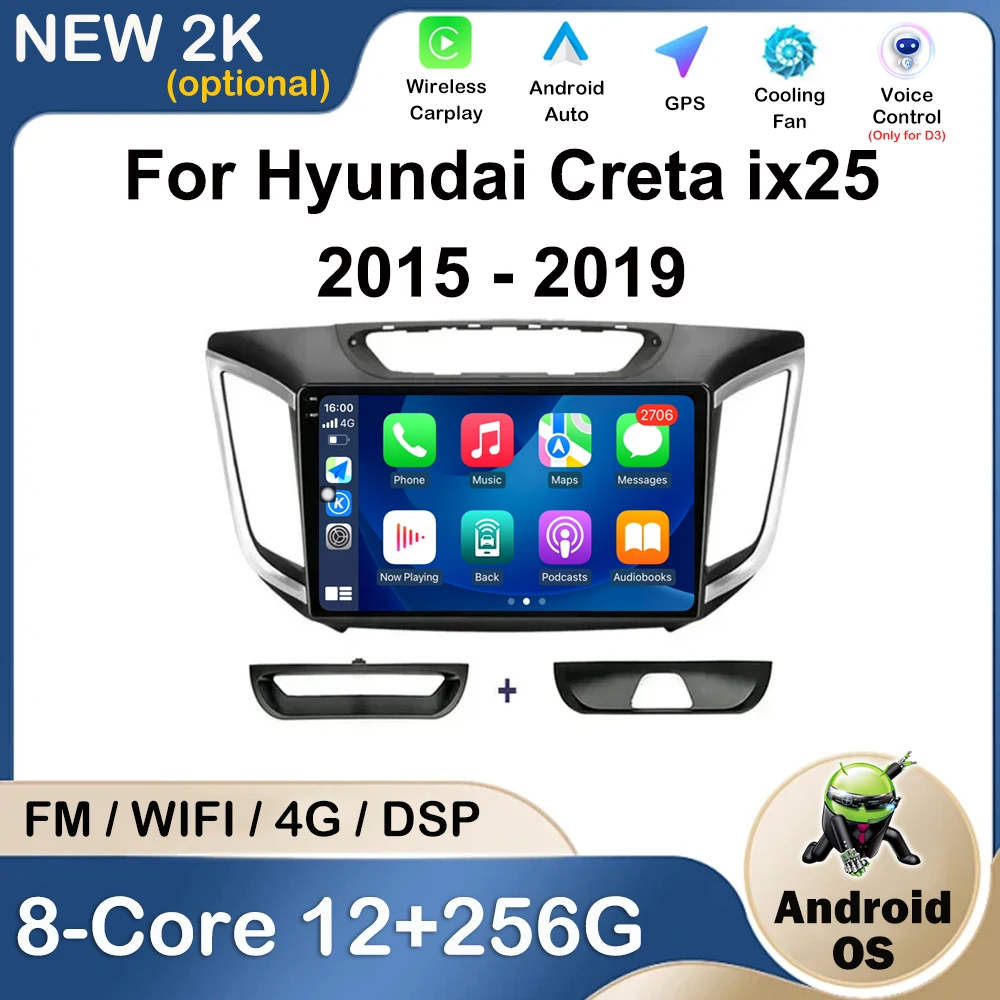 

10 '' For Hyundai Creta ix25 2015 - 2019 Navi HD GPS Car Radio Multimedia Video Player Intelligent System Head Unit DSP Stereo