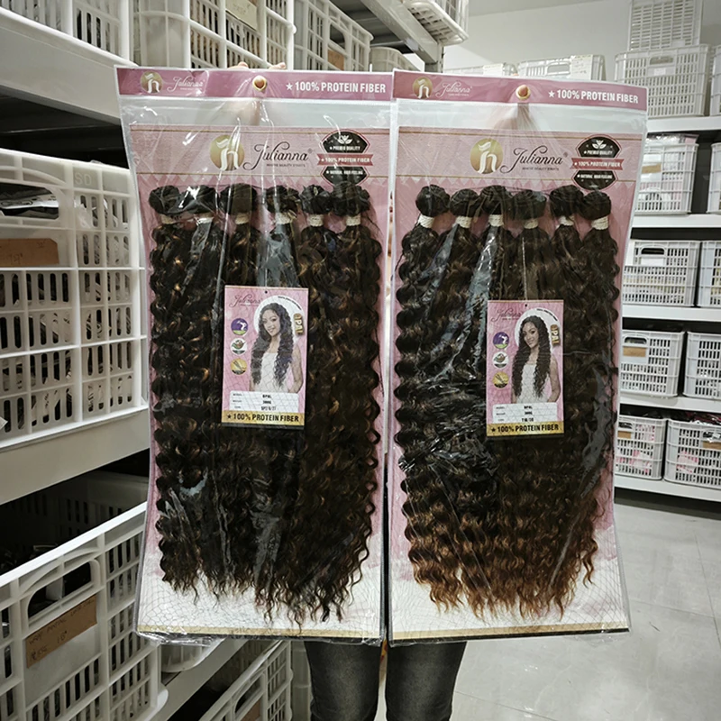 

Вьющиеся пучки волос Snowdrop Синтетические волосы Натуральное ощущение волокна Вьющиеся органические пучки волос для женщин с использованием