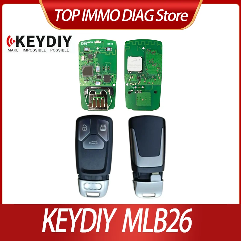 KeyDiy KD MLB26 OEM Solution PCB 434Mhz With Shell For MLB System Key Programming MLB A4 Q5 Work With KDX4 KD X4 KD-X4 KD MAX