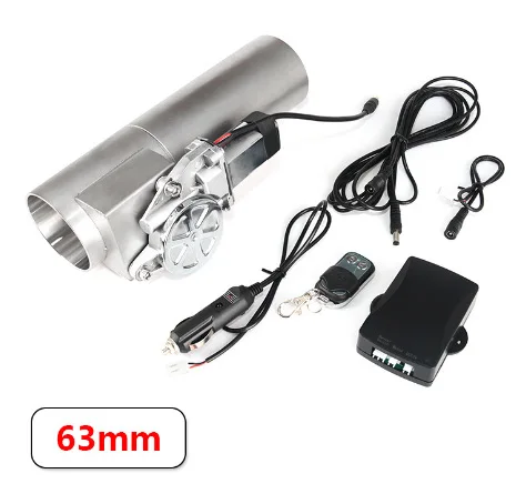 63 mm 76 mm Auspuffrohr, elektronisches Steuerventil aus Edelstahl, schallwechselndes variables Ventil mit Fernbedienung