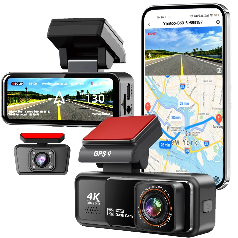 4K Dash Cam Built-I… - image