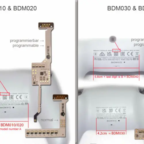 Jeu de pare-chocs Smarttrigger PS5, BDM030, 040/050