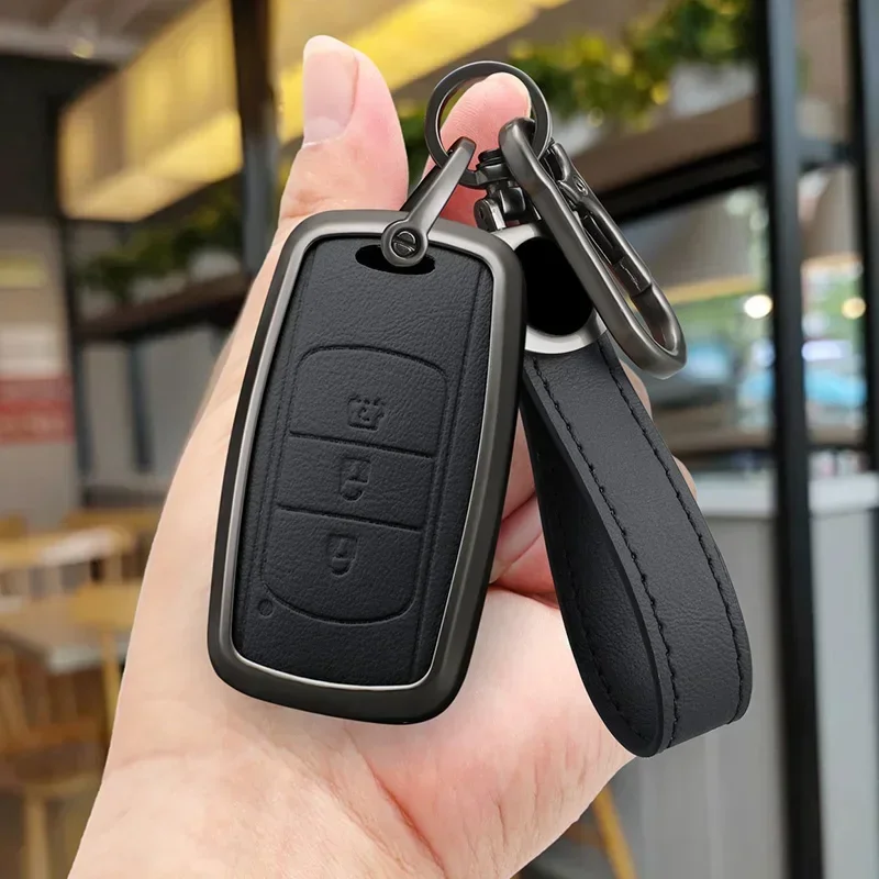 alloy Car key cover case holder chain fob for Dongfeng DFM DFSK Glory 580 F507 S30 H30 AX7 Accessories Car-Styling Holder Shell