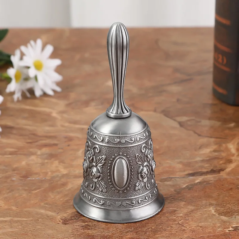 Afbeelding 4: Noordse Retro Servicebel, Handbel voor Restaurant Bar, Modieuze Home Decor Tafelbel met Belletje