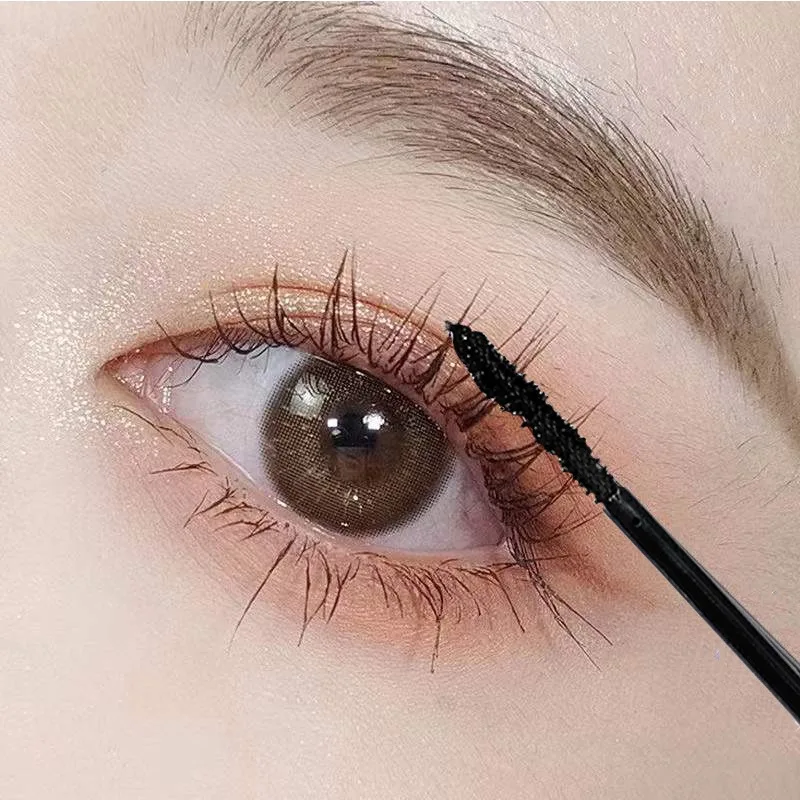 Ultra feine schwarzbraune Mascara verlängert Wimpern extra Volumen wasserdicht Curling natürliche Wimpern Mascara kosmetisches Make-up